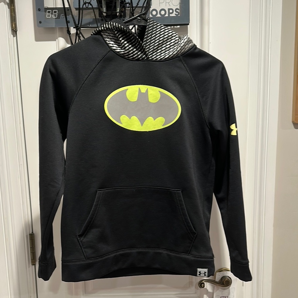 Under Armour Kids Black Batman Hoodie